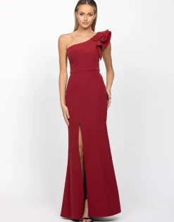 Gowns / Ballgowns | All Dresses<Bariano SUE FRILL SHOULDER GOWN BB33D31LW