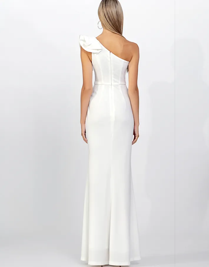 Gowns / Ballgowns | Maxi Dresses<Bariano SUE FRILL SHOULDER GOWN BB33D31LB