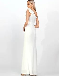 Gowns / Ballgowns | Maxi Dresses<Bariano SUE FRILL SHOULDER GOWN BB33D31LB