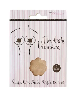 Shapewear<Bariano SW043 HEADLIGHT DIMMERS SINGLE USE NIPPLE COVERS NUDE