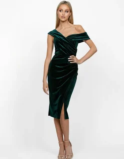 Midi Dresses | All Dresses<Bariano TILLY VELVET MIDI BL55D03S