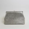 Clutches<Bariano UPTOWN MINI TOTE CLUTCH 811 SILVER
