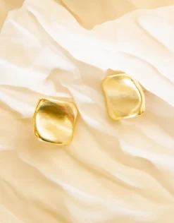 Jewellery<Bariano ZENITH STUD EARRINGS GOLD