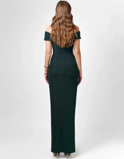 Formal / Prom Dresses | Maxi Dresses<Bariano ZIMI OFF SHOULDER MAXI BL75D02L EMERALD
