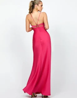 Formal / Prom Dresses | Maxi Dresses<Bariano ZURI FISHTAIL MAXI BL74D12L FUCHSIA