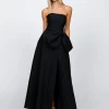 Formal / Prom Dresses | Gowns / Ballgowns<Bariano ZUZANNA STRAPLESS BOW MAXI BL71D04L BLACK